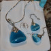 Bermuda Triangle Necklace and Earrings