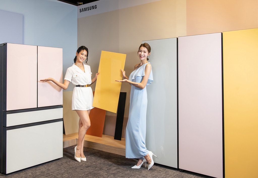 【新聞照片4】BESPOKE設計品味系列冰箱 繽紛門板隨心所選，時尚設計、節能省電與極致新鮮一次到位