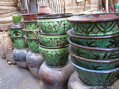 Plant Pots - Central Market - Pyin Oo Lwin Myanmar