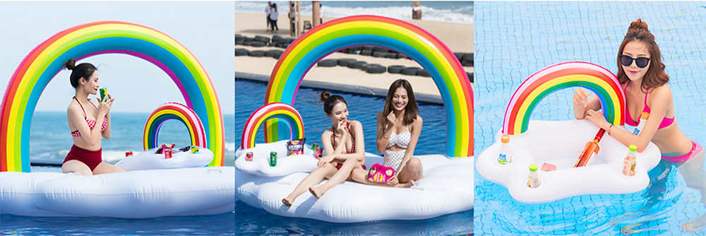 【新聞照片12】彩虹橋浮排和彩虹冰盤在民宿、泳池及海邊都能使用。