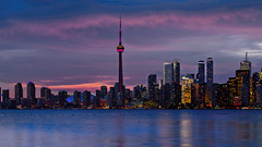 Toronto Skyline at Sunset, Ontario, Canada