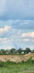 June 6, 2023 - A landspout tornado near Platteville. (Katie Cox)