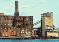 The Old Domino Sugar Refinery in Brooklyn, New York