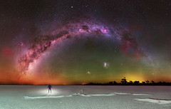 Milky Way at Cowcowing Lakes, Western Australia