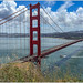 Golden Gate, et San Francisco  en arrière plan