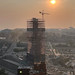 FNB HQ Construction - Smoke over the sky