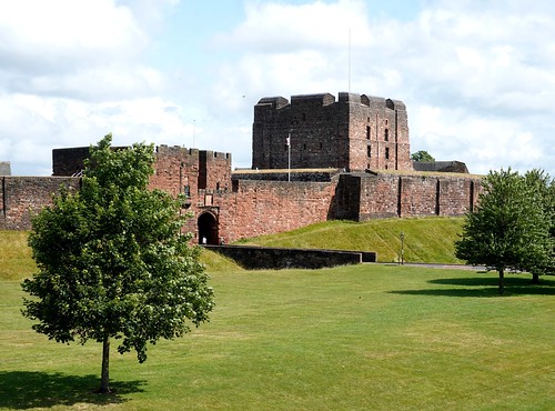 View of Carlisle Castle from the south-west