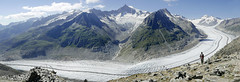 Aletsch glacier. Switzerland