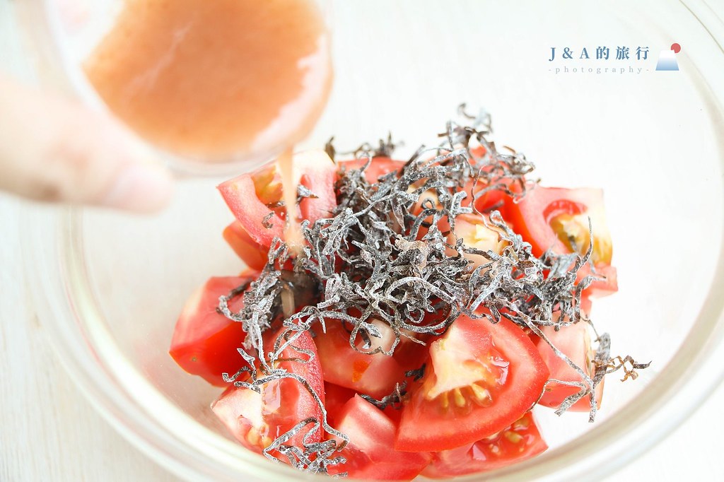 【食譜】鹽昆布漬番茄-檸檬梅子醬讓味道更豐富 @J&amp;A的旅行