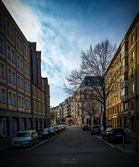 Inselstraße in Blickrichtung Wallstraße