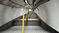 The passageway down to the Waterloo & City Line platforms in Bank London Underground Station