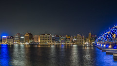 Handelskade Willemstad by night