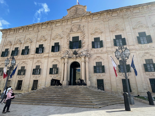Malte, La Valette, Auberge de Castille, Bureau du Premier Ministre