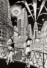 Art by Frank R. Paul for Hugo Gernsback’s “Ralph 124C 41+” in “Amazing Stories Quarterly,” Vol. 2, No. 1 (Winter, 1929).