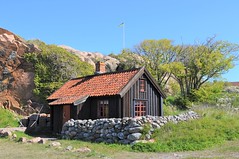 Cottage at Tourist Street in Lysekil, Sweden. (Explore)