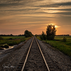 Sunset on the Rail