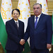 President Masatsugu Asakawameets with Tajikistan President; leads 25-year partnership celebration in Dushanbe by 186525160@N08