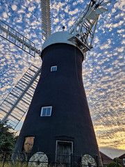 Mackerel sky over Holgate Windmill, June 2023 - 5