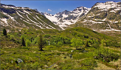 Silvretta mountain view