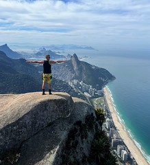 The Summit of Pedra da Gávea ('the Topsail Stone') at 840 m (2,756 ft) MSL, Rio de Janeiro Brasil.