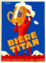 Bière Titan, Grandes Brasseries de Jarny & Uckange, 1933.