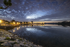 Serene Dawn Reflections at Lower Seletar Reservoir
