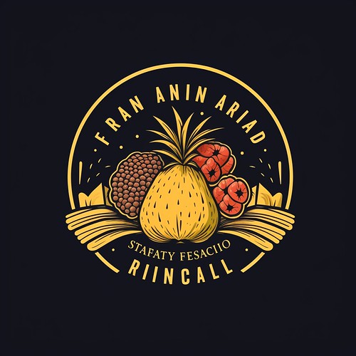 logo for a fruit and grain import export company