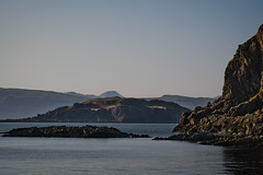 Isle of Mull over Insch, Slate Islands from Ellenabeich