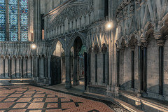 entryway, Chapter House, York Minster