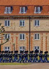 Copenhagen Rosenborg - Livgardens Kaserne  / Soldiers at Rosenborg