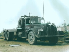Mack L oilfield truck