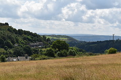 View over the Shibden Valley .......