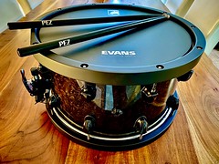 New Mapex 14x8 Ralph Peterson Onyx snare for my drum set.........only 150 made worldwide. !!!