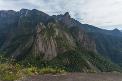 The Summit of the Peak of Escalavrado at 1,420 meters (4,659 ft) MSL, Serra dos Órgãos ('Organs Range') National Park, Guapimirim and Teresópolis, Rio de Janeiro State, Brazil.