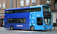 Diamond Bus East Midlands (Midland Classic), Burton-on-Trent 40610 BF15 KFG working Burton local area services.