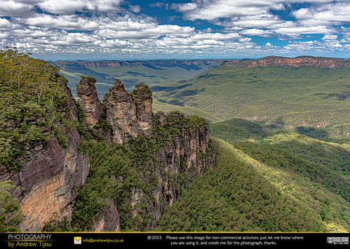 The Blue Mountains And The Three Sisters