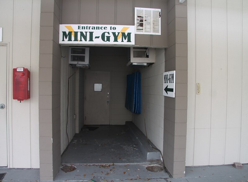 Mini Gym entrance