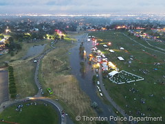 July 4, 2023 - Rains put a damper on Thornton's festivities. (Thornton Police Department)