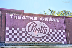 Theatre Grill / Purity ghost sign - Downtown Smyrna, Tennessee