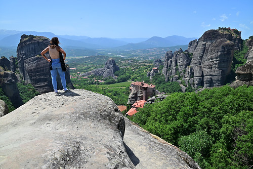 28547: Taking in the landscape at Meteora