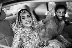 A bride so happy