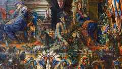 Gustave Moreau, Jupiter and Semele, detail with Pan