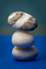 Visual Tension with Three Stones.
