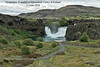 Hjlparfoss Waterfall in jrsrdalur valley in Iceland
