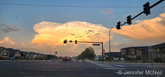 July 29, 2023 - Monstrous thunderstorm to the east. (Jennifer McNeil)