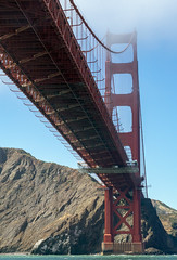 Golden Gate Bridge From Under