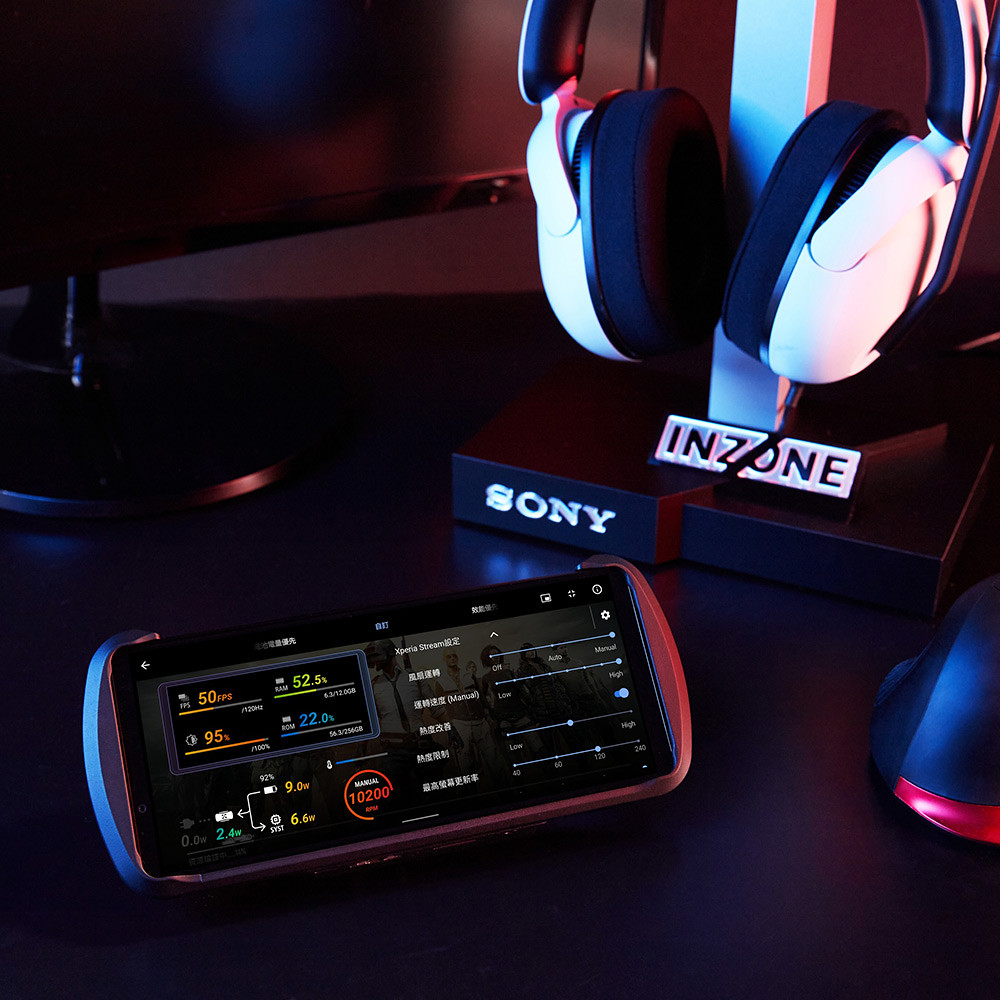 圖九、8-月凡至-Sony-行動通訊專賣店選購-Xperia-1-IV-Gaming-Edition-電競特仕版，贈送-Sony-電競耳機-INZONE-H3-，全套電競配備讓你暢玩無上限！
