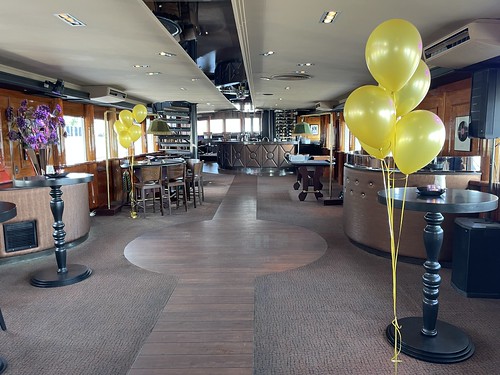 Gronddecoratie 5ballonnen Monaco Lounge Yacht Experience Grace Kelly Rotterdam