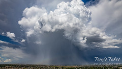 August 3, 2023 - Impressive storm cell east of Thornton. (Tony's Takes)
