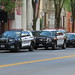 Saratoga Springs Police Department Ford Police Interceptor Utility, Chevy Tahoe, and Dodge Charger